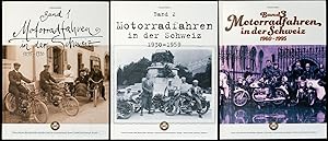 Bild des Verkufers fr Motorradfahren in der Schweiz. 1895-1930 / 1930-1959 / 1930-1995 zum Verkauf von EOS Buchantiquariat Benz