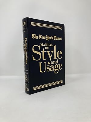 Imagen del vendedor de The New York Times Manual of Style and Usage a la venta por Southampton Books