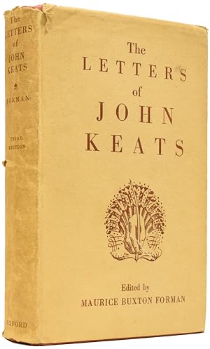 Bild des Verkufers fr The Letters of John Keats zum Verkauf von Adrian Harrington Ltd, PBFA, ABA, ILAB