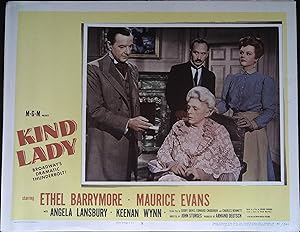 Seller image for Kind Lady Lobby Card #7 1951 Barrymore, Evans, Wynn, Lansbury! for sale by AcornBooksNH