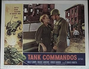Image du vendeur pour Tank Commandos Lobby Card Complete Set 1959 AIP! mis en vente par AcornBooksNH