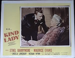 Image du vendeur pour Kind Lady Lobby Card #3 1951 Ethel Barrymore, Maurice Evans! mis en vente par AcornBooksNH