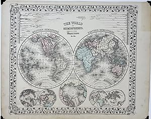 The World in Hemispheres, with Other Projections &c. &c