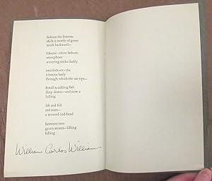 1932 The Cod Head Signed by American Poet William Carlos Williams