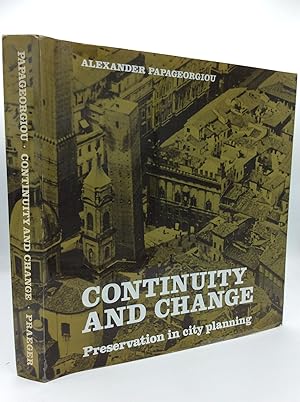 Immagine del venditore per CONTINUITY AND CHANGE: Preservation in City Planning venduto da Kubik Fine Books Ltd., ABAA