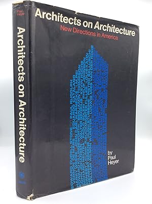 Imagen del vendedor de ARCHITECTS ON ARCHITECTURE: New Directions in America a la venta por Kubik Fine Books Ltd., ABAA