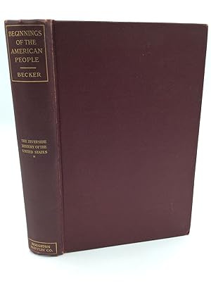 Seller image for BEGINNINGS OF THE AMERICAN PEOPLE for sale by Kubik Fine Books Ltd., ABAA