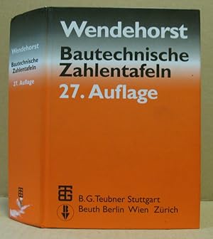 Bild des Verkufers fr Bautechnische Zahlentafeln. zum Verkauf von Nicoline Thieme