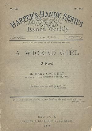 Image du vendeur pour A wicked girl [cover title] mis en vente par Zamboni & Huntington