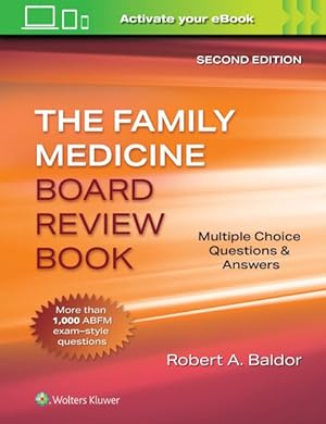 Bild des Verkufers fr Family Medicine Board Review Book : Multiple Choice Questions & Answers zum Verkauf von GreatBookPrices