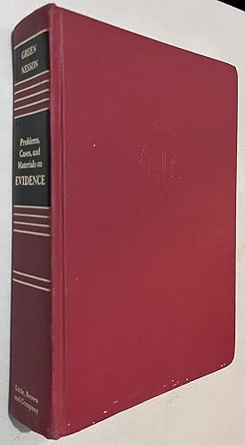 Seller image for Problems, Cases and Materials on Evidence (Law School Casebook Series) for sale by Once Upon A Time