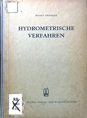 Seller image for Hydrometrische Verfahren und Fernmessgerte, ihre Aufgaben im Dienste der Landeskultur. for sale by books4less (Versandantiquariat Petra Gros GmbH & Co. KG)