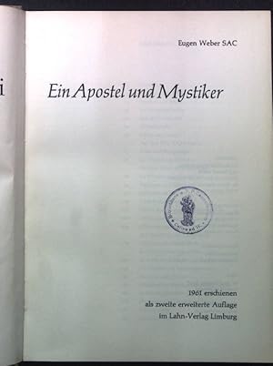 Bild des Verkufers fr Vinzenz Pallotti - Ein Apostel und Mystiker zum Verkauf von books4less (Versandantiquariat Petra Gros GmbH & Co. KG)