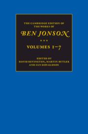 Seller image for The Cambridge Edition of the Works of Ben Jonson 7 Volume Set for sale by moluna