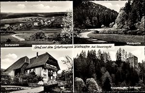 Ansichtskarte / Postkarte Wittlekofen Bonndorf im Schwarzwald, Roggenbacher Schlösser, Gasthaus z...