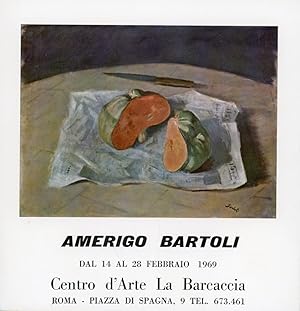 Bild des Verkufers fr Amerigo Bartoli zum Verkauf von Studio Bibliografico Marini