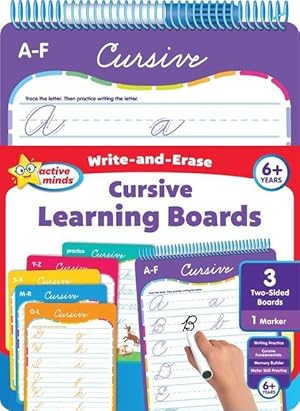 Bild des Verkufers fr Active Minds Cursive Write-And-Erase Learning Boards zum Verkauf von moluna