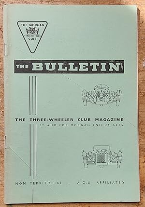 Imagen del vendedor de The Bulletin December 1970 The Three-Wheeler Club Magazine a la venta por Shore Books