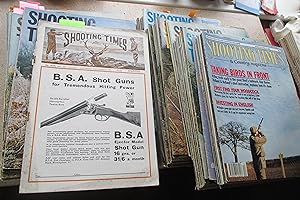 Seller image for The Shooting Times and Country Magazine with contributions by BB (Denys Watkins-Pitchford). A broken run from 1931, 1933, 1971, 1972, 1973, 1974, 1975, 1978, 1982, 1986, 1988 to 1990. 71 issues for sale by Aucott & Thomas