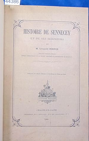 Histoire de Sennecey et de ses seigneurs 1866