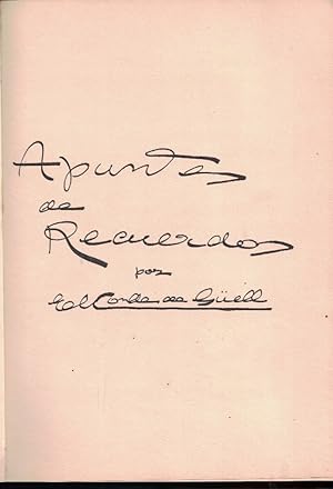 Seller image for APUNTES Y RECUERDOS. Vol. III for sale by Librera Torren de Rueda