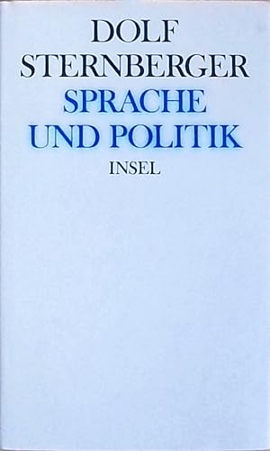 Bild des Verkufers fr Schriften Sprache und Politik zum Verkauf von Berliner Bchertisch eG
