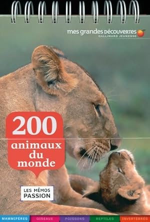 Image du vendeur pour 200 animaux du monde - B?atrice Fontanel mis en vente par Book Hmisphres
