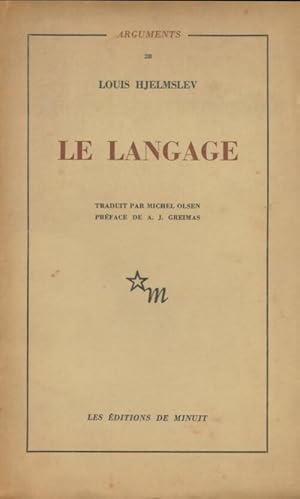 Immagine del venditore per Le langage - Louis Hjelmslev venduto da Book Hmisphres