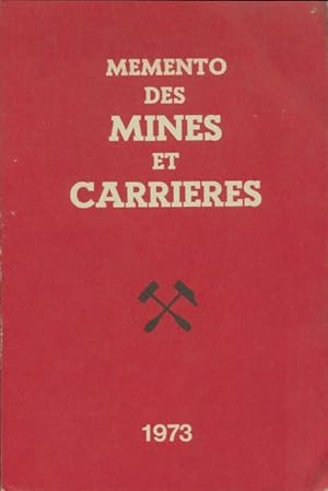 M mento des mines et des carri res - Collectif