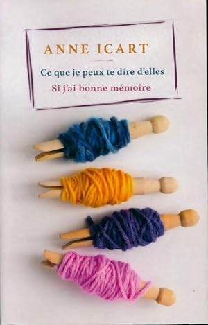 Image du vendeur pour Ce que je peux dire d'elles / Si j'ai bonne m?moire - Anne Icart mis en vente par Book Hmisphres