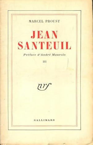 Immagine del venditore per Jean Santeuil Tome III - Marcel Proust venduto da Book Hmisphres