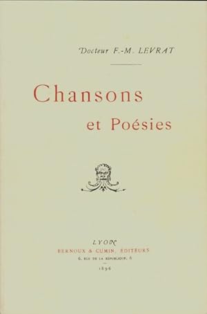 Seller image for Chansons et po?sies - F.M Levrat for sale by Book Hmisphres