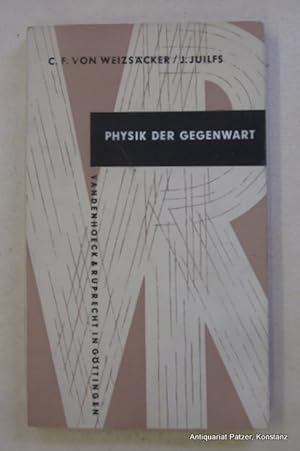 Image du vendeur pour Physik der Gegenwart. 2., durchgesehene Auflage. Gttingen, Vandenhoeck & Ruprecht, 1958. Mit 30 Abbildungen u. 4 Tafeln. 134 S., 1 Bl. Or.-Kart. (Kleine Vandenhoeck-Reihe, 43). mis en vente par Jrgen Patzer