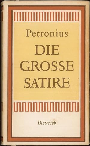 Bild des Verkufers fr Die grosse Satire Abenteuer des Enkolpius Sammlung Dieterich Band 259 zum Verkauf von Flgel & Sohn GmbH