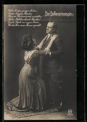 Bild des Verkufers fr Ansichtskarte Hamburg, Neues Operetten-Theater, Operette Die Dollarprinzessin, Mia Waldemar und Emil Justiz zum Verkauf von Bartko-Reher