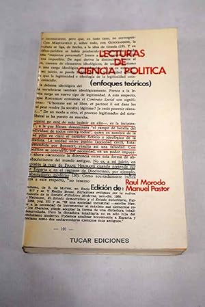 Imagen del vendedor de Lecturas de ciencia poltica a la venta por Alcan Libros