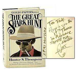 Seller image for The Great Shark Hunt: Strange Tales from a Strange Time for sale by Kevin Sell, The Rare Book Sleuth, IOBA