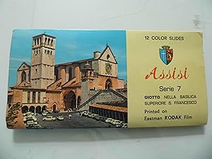 "ASSISI 12 COLOR SLIDES Serie 7 GIOTTO NELLA BASILICA DI S. FRANCESCO"