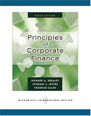 Seller image for Principles of Corporate Finance with S&P bind-in card for sale by Pieuler Store