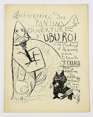 Image du vendeur pour Rpertoire des Pantins : Ouverture d'Ubu Roi. mis en vente par Librairie-Galerie Emmanuel Hutin