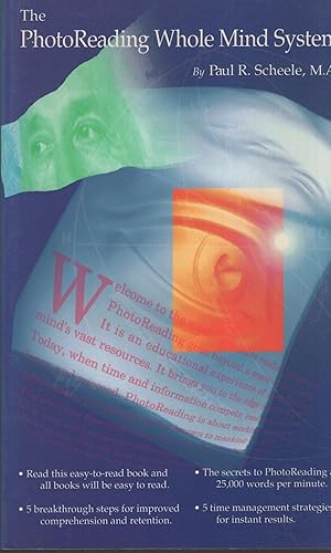 Image du vendeur pour The PhotoReading Whole Mind System. mis en vente par PRISCA