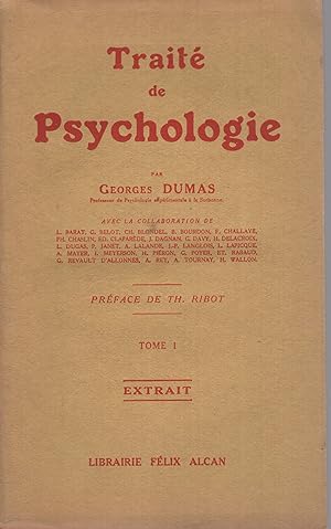 Seller image for Trait d Psychologie. - Tome I - Extrait : Le Problme Biologique de la Conscience. for sale by PRISCA
