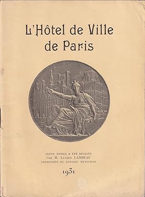 Seller image for L'Htel de ville de Paris for sale by PRISCA