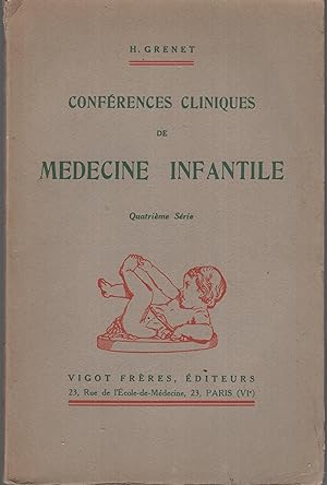 Image du vendeur pour Confrences cliniques de mdecine infantile. Srie 4 mis en vente par PRISCA