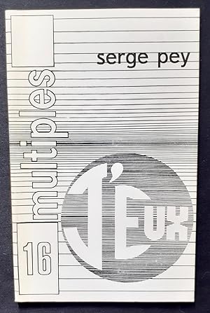 Multiples n°16: Serge Pey.