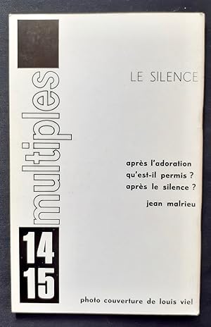 Seller image for Multiples n14/15: Le silence. for sale by Le Livre  Venir
