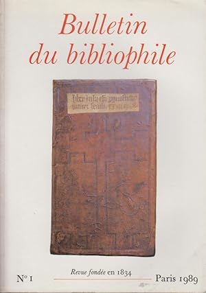 Seller image for Bulletin du bibliophile - N 1 for sale by PRISCA