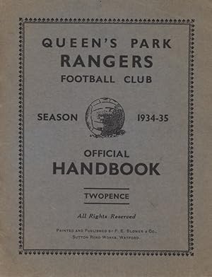Image du vendeur pour QUEEN'S PARK RANGERS F.C. OFFICIAL HANDBOOK 1934-35 mis en vente par Sportspages