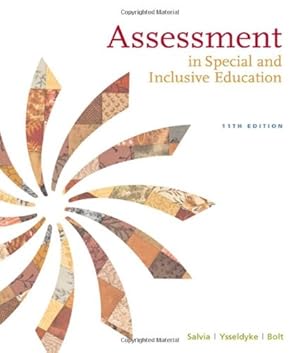 Seller image for Assessment: In Special and Inclusive Education for sale by ZBK Books