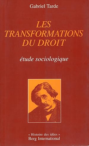 Imagen del vendedor de Les transformations du droit : tude sociologique a la venta por PRISCA